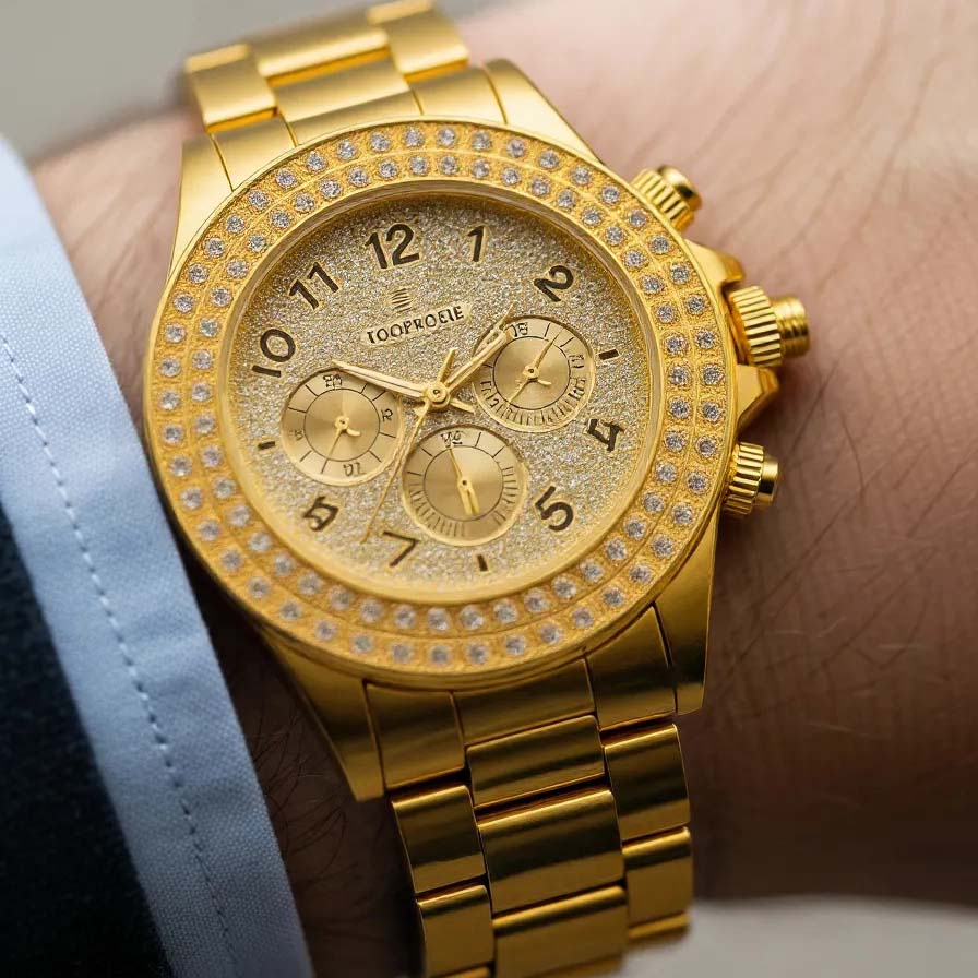 I SEE WE Golden Watch Premium - Men